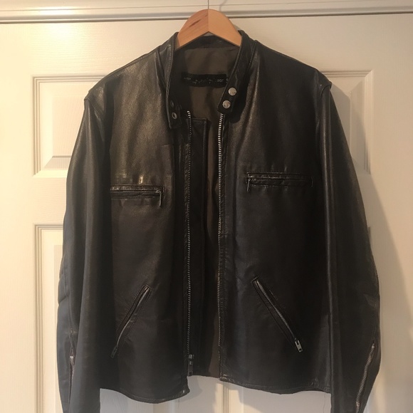 Vintage 70's Harley Davidson AMF Sportster Cafe Racer Leather Jacket - Picture 1 of 4